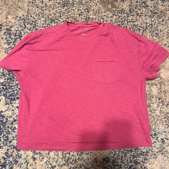 Universal Thread Tops - Universal Thread Heather Pink Pocket T-Shirt Women's Size Medium